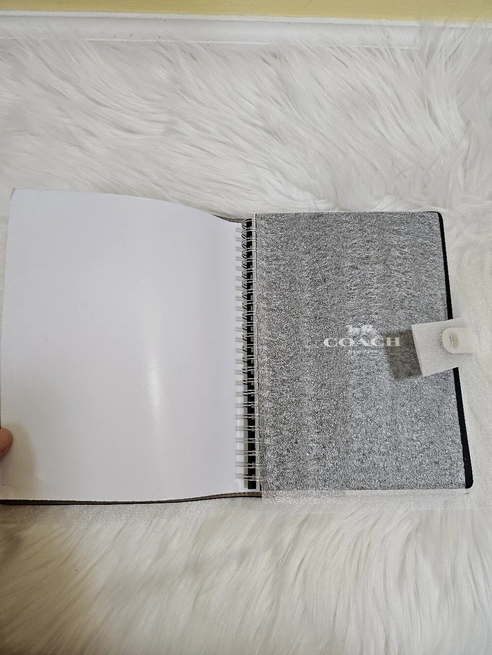 New Coach Notebook with Cherry Print